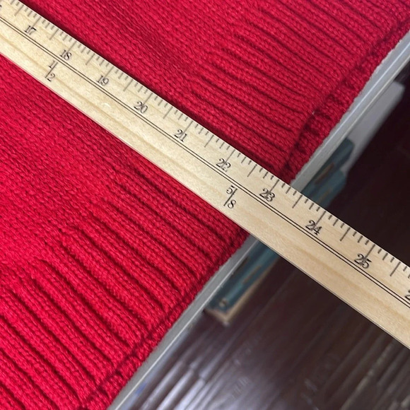 TOMMY HILFIGER
Check Raglan Sleeve Sweater Sz XL(Color Scarlet & Black) NWT - Picture 8 of 16